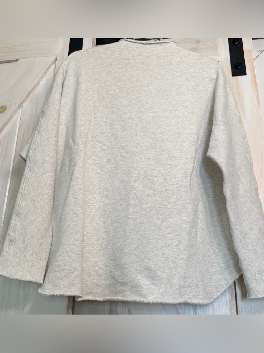 Like new worn 1X Frank and Eileen EFFIE MELANGE GREY M - Picture 2 of 6